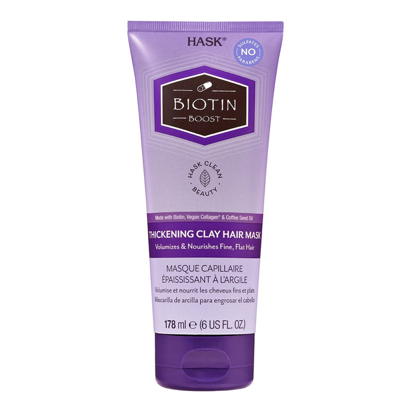 HASK Biotin Boost Thickening Clay Hair Mask (6oz)