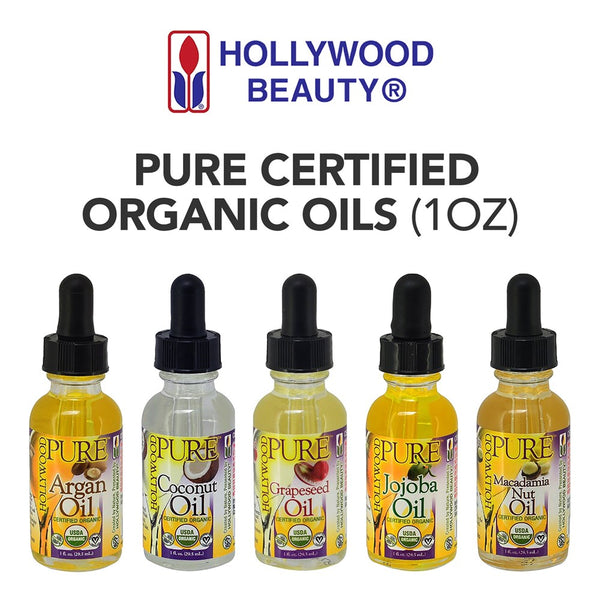 HOLLYWOOD BEAUTY PURE Certified Organic Oils (1oz)