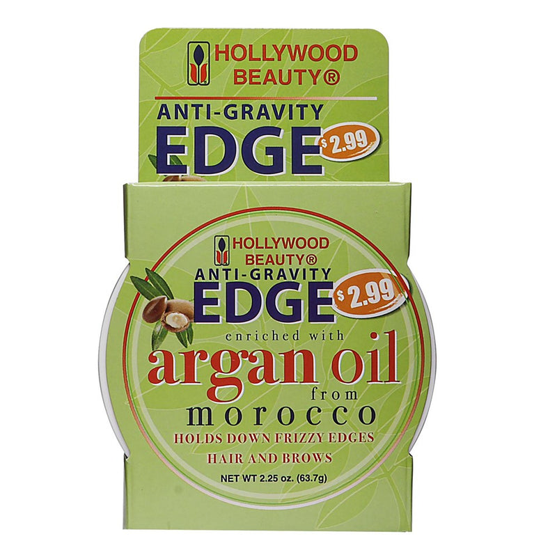 HOLLYWOOD BEAUTY Argan Oil Edge Gel (2.25oz)-Discontinued