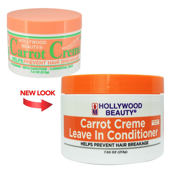HOLLYWOOD BEAUTY Carrot Creme Leave In Conditioner (7.5oz)