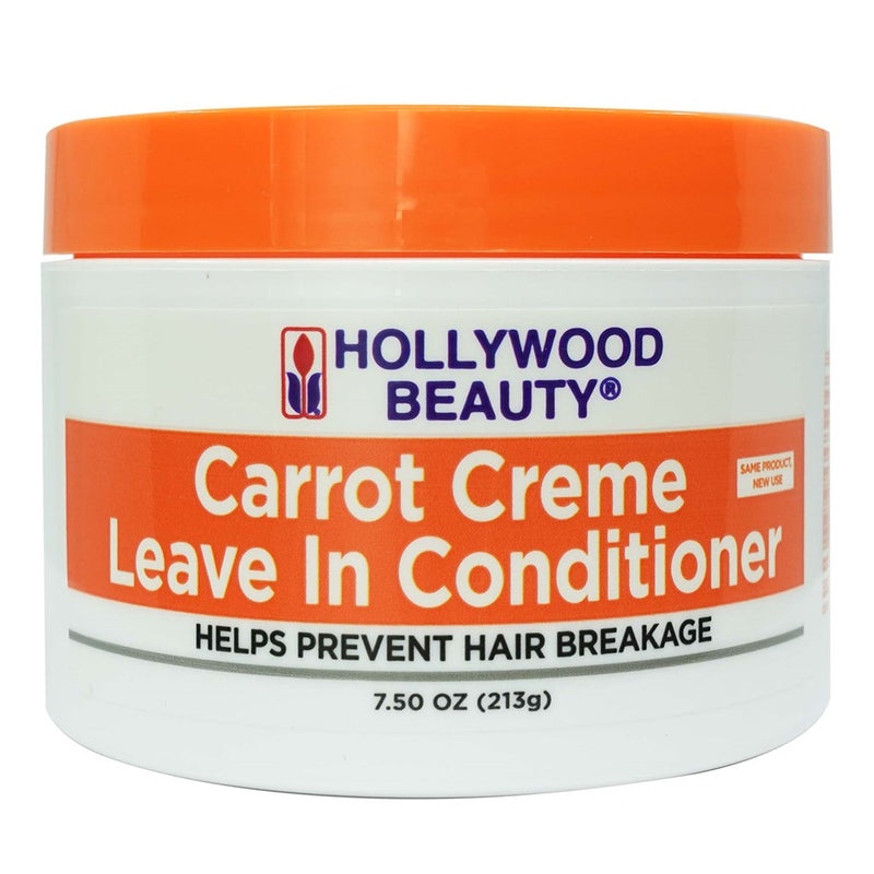 HOLLYWOOD BEAUTY Carrot Creme Leave In Conditioner (7.5oz)