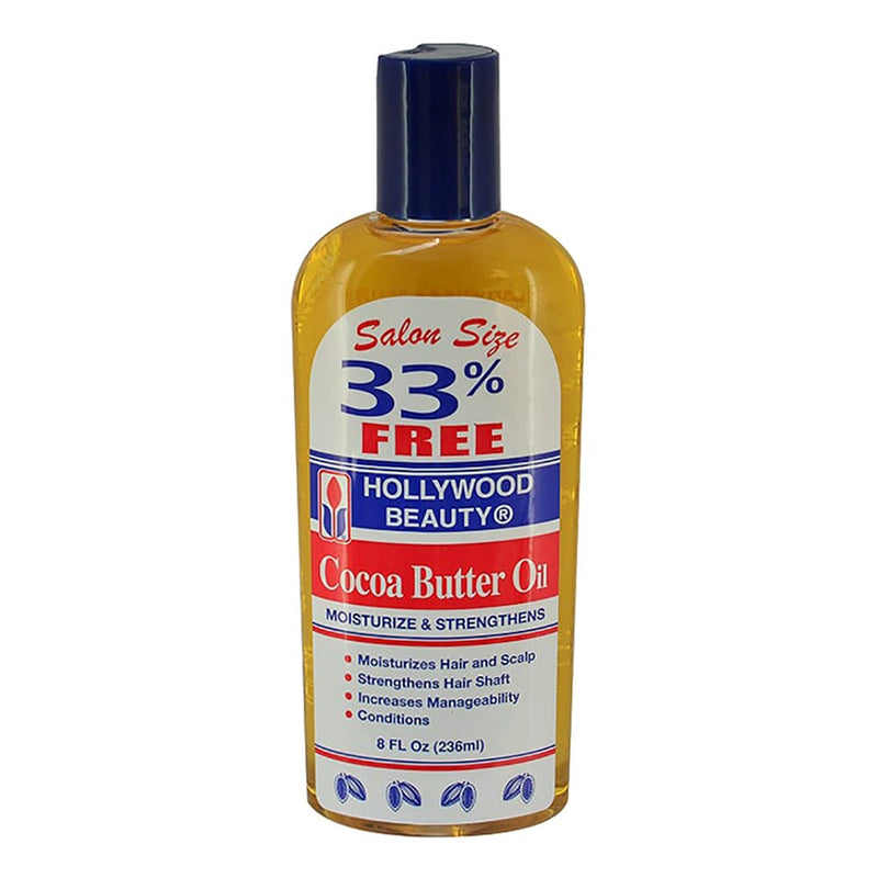 HOLLYWOOD BEAUTY Cocoa Butter Oil (8oz)
