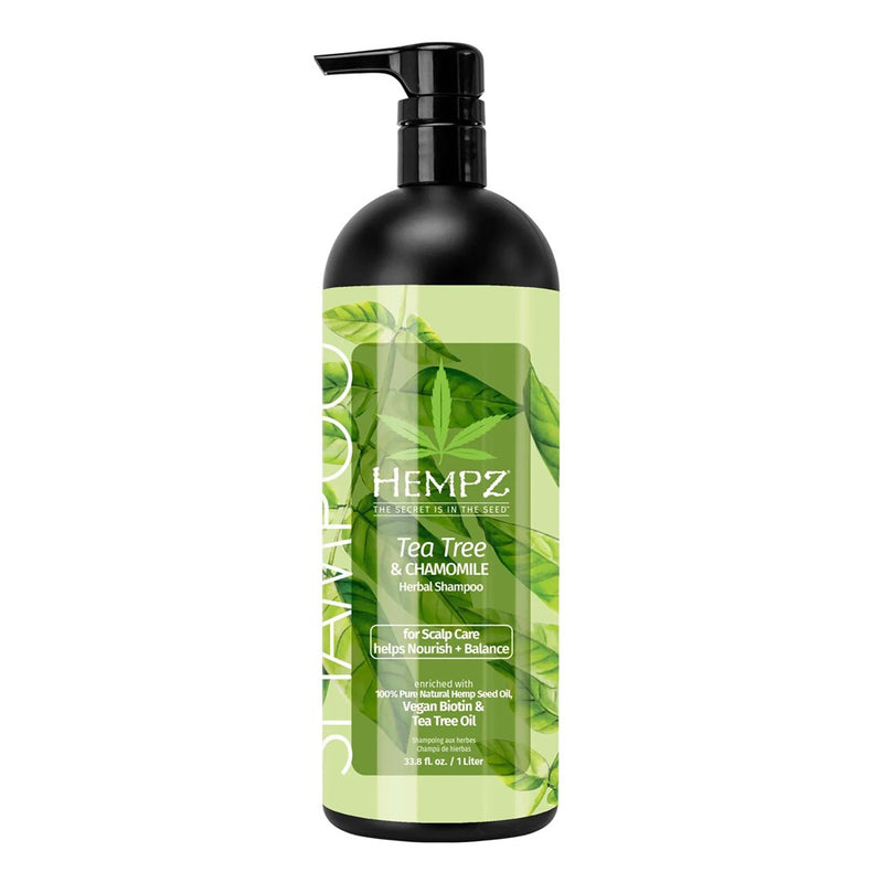 HEMPZ Tea Tree & Chamomile Herbal Shampoo For Scalp Care