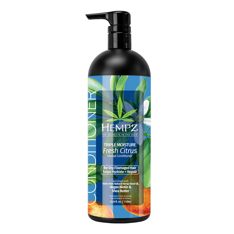 HEMPZ Triple Moisture Herbal Conditioner For Dry & Damaged Hair