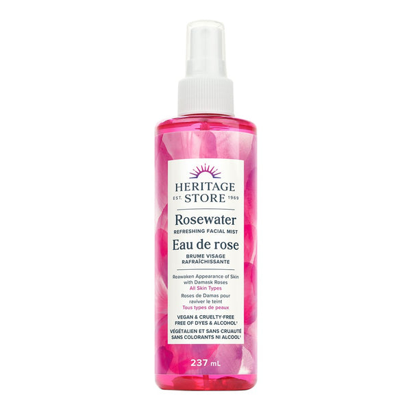 HERITAGE STORE Rosewater Refreshing Facial Mist (237ml/8oz)