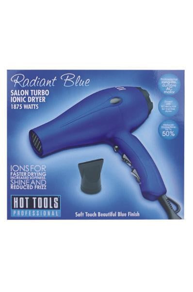HOT TOOLS 1875W Radiant Blue Salon Turbo Ionic Dryer #7012CN