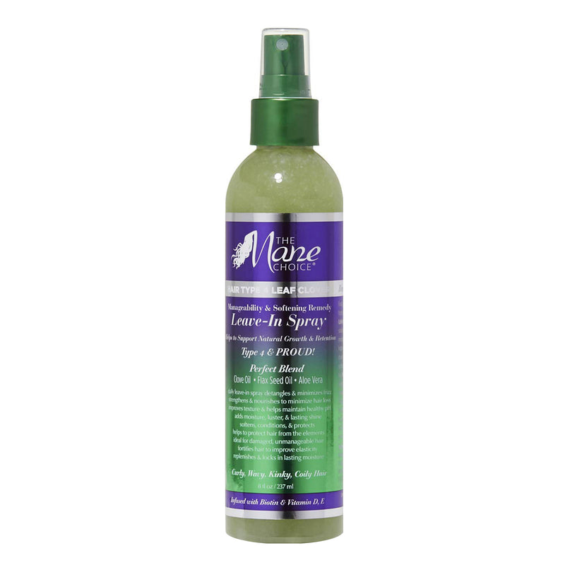 THE MANE CHOICE 4 Leaf Clover Manageability & Softening Remedy Leave-In Spray(8oz)