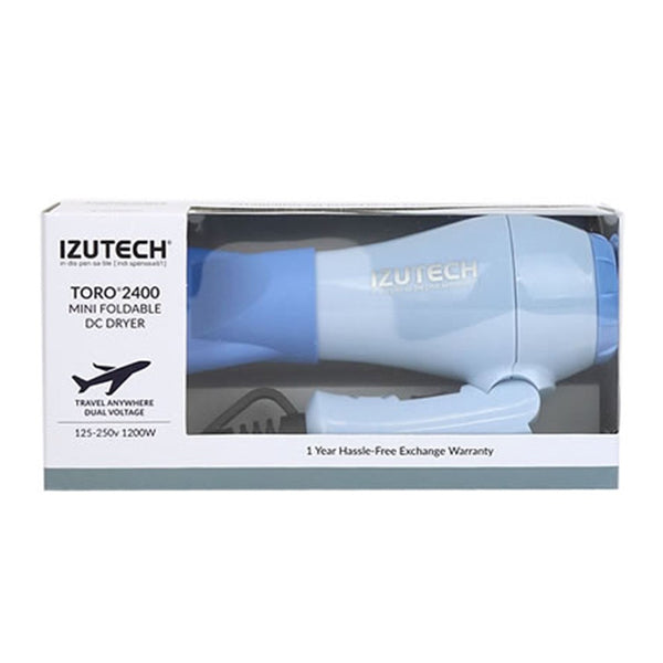 IZUTECH Mini Foldable DC Dryer 1200W #TORO2400 - Blue