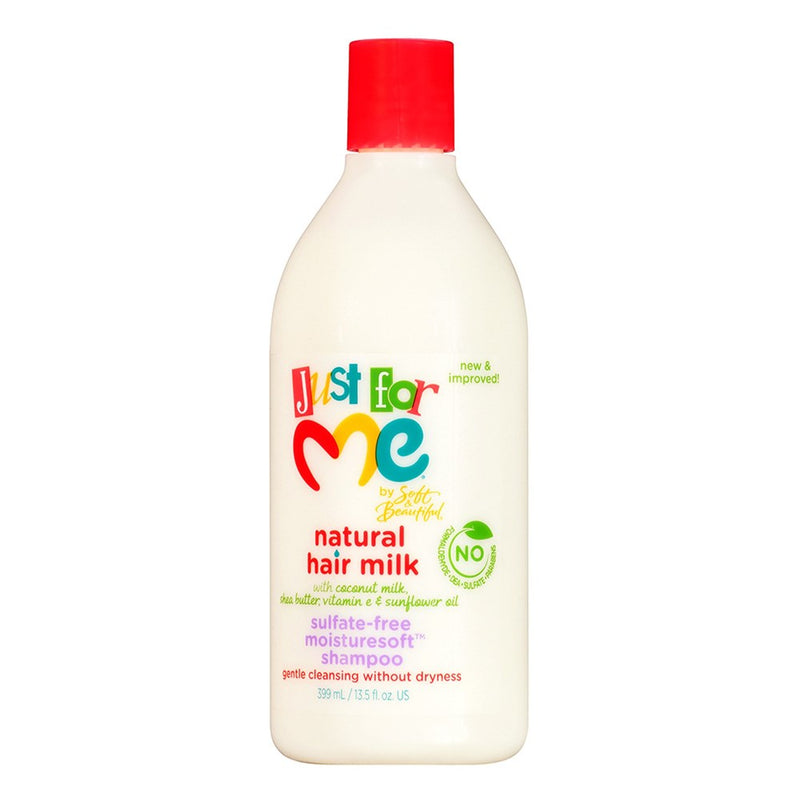 JUST FOR ME Natural Hair Milk Sulfate-Free Moisturesoft Shampoo (13.5oz)
