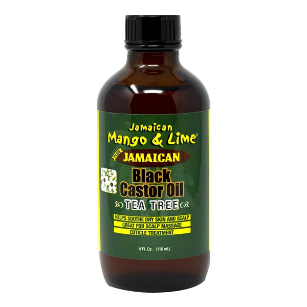JAMAICAN MANGO & LIME Black Castor Oil [Tea Tree] (4oz)