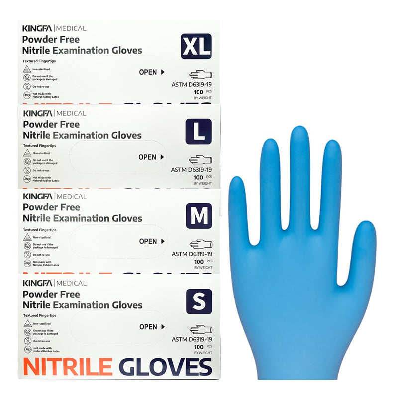 KINGFA 100pcs Nitrile Gloves