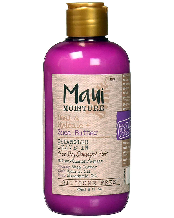 MAUI MOISTURE Heal & Hydrate Shea Butter Detangler Leave In Conditioner (8oz)