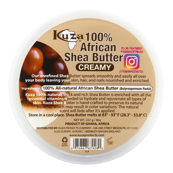 KUZA 100% African Shea Butter White [Creamy]