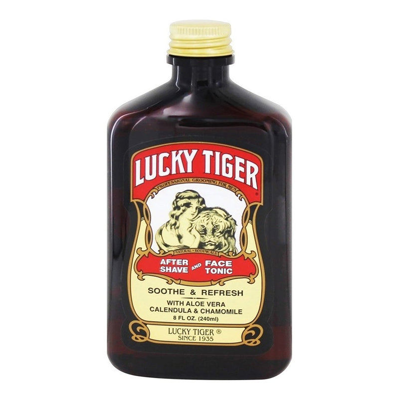 LUCKY TIGER After Shave & Face Tonic (8oz)