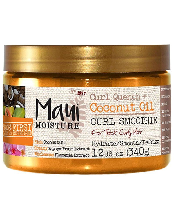 MAUI MOISTURE Curl Quench Coconut Oil Curl Smoothie (12oz)