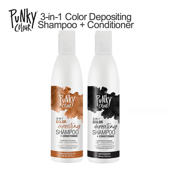 PUNKY COLOUR 3-in-1 Color Depositing Shampoo + Conditioner (8.5oz/250ml)