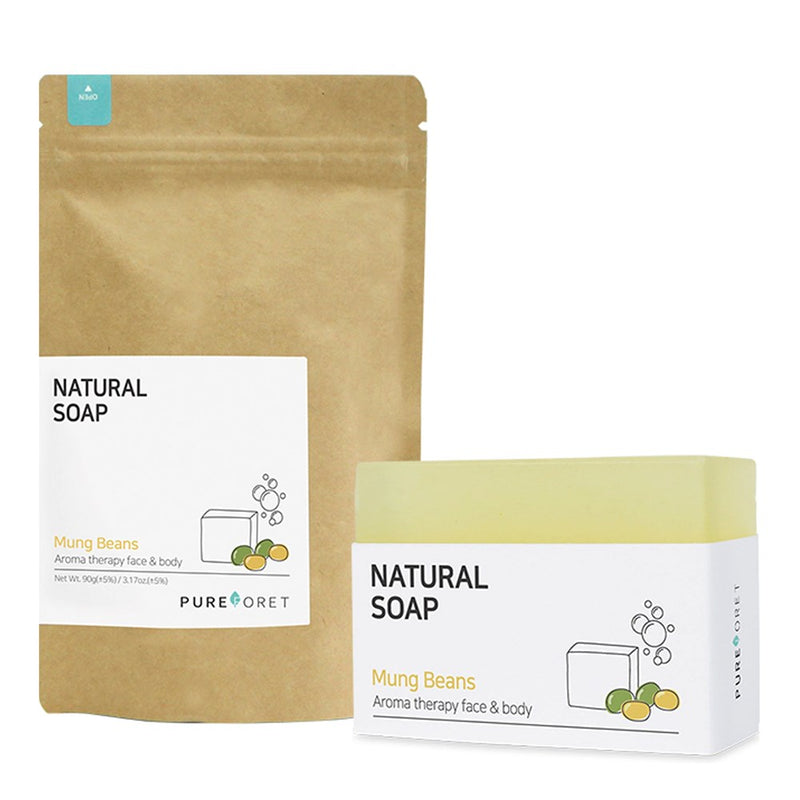 PUREFORET Natural Soap with Bubble Foaming net