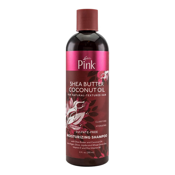 PINK Shea Butter Coconut Oil Sulfate-Free Moisturizing Shampoo (12oz)