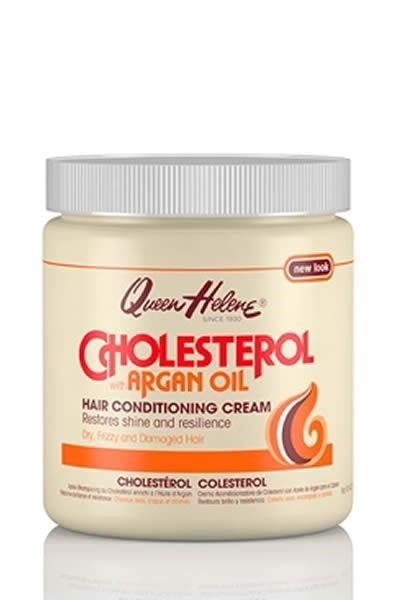 QUEEN HELENE Cholesterol Hair Conditioning Cream [Argan Oil] (15oz)