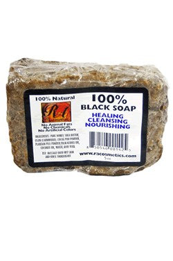 RA COSMETICS 100% Black Soap [Original] (5oz)