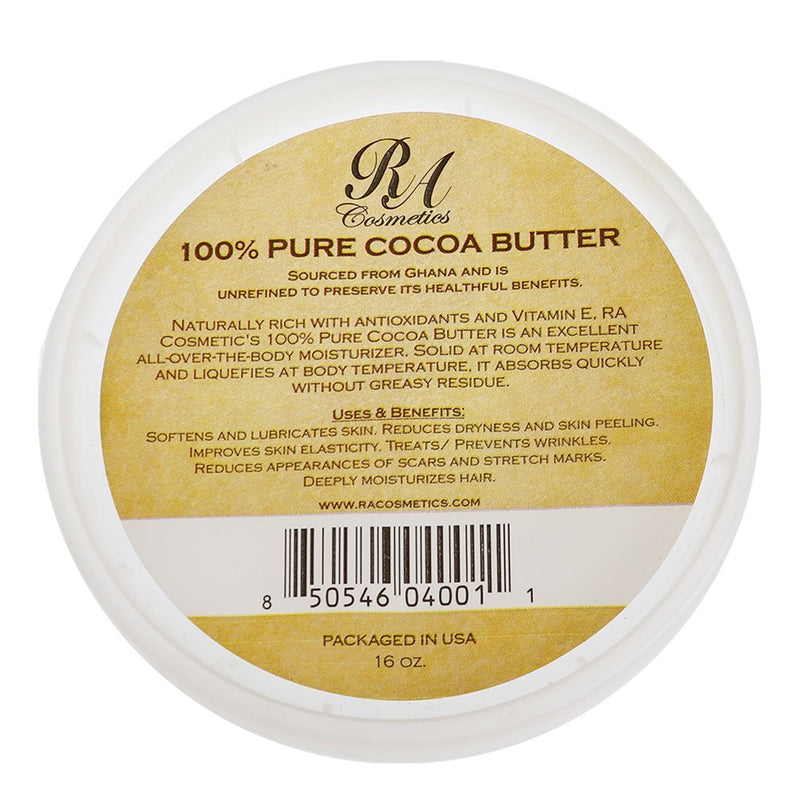 RA COSMETICS 100% Pure Cocoa Butter (16oz)