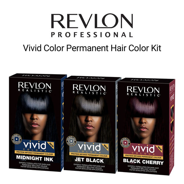 REVLON Vivid Color Permanent Hair Color Kit