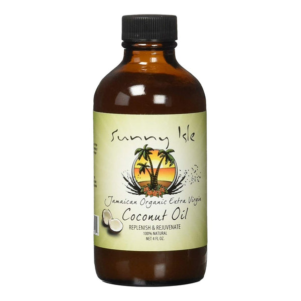 SUNNY ISLE Jamaican Organic Extra Virgin Coconut Oil (4oz)