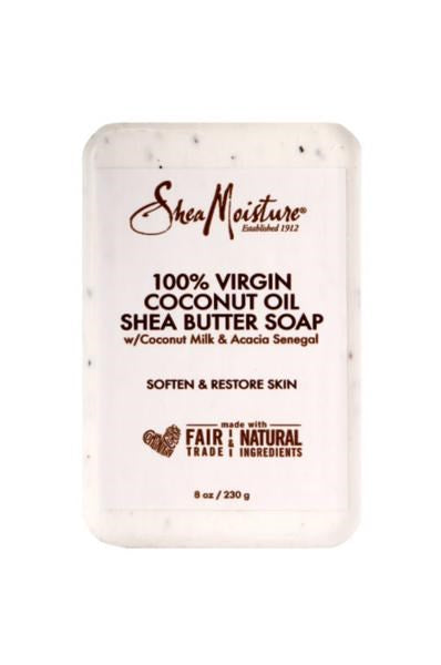 SHEA MOISTURE 100% Virgin Coconut Oil Shea Butter Soap(8oz)