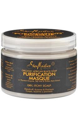 SHEA MOISTURE African Black Soap Bamboo Charcoal Purification Masque (12oz) (Discontinued)