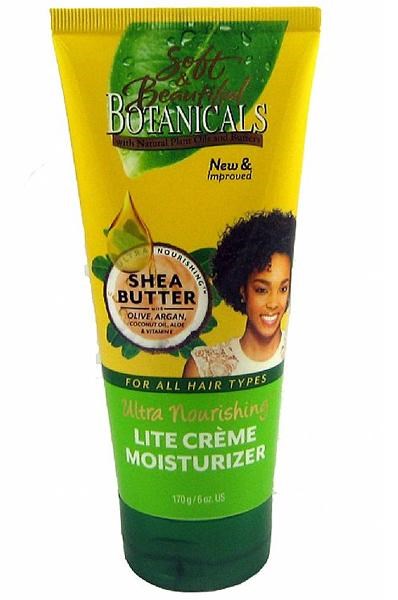 SOFT & BEAUTIFUL Botanicals Shea Butter Lite Cream Moisturizer (6oz)