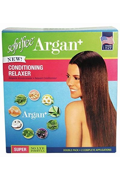 SOFN'FREE Argan+ Conditioning Relaxer Double Pack [Sup]