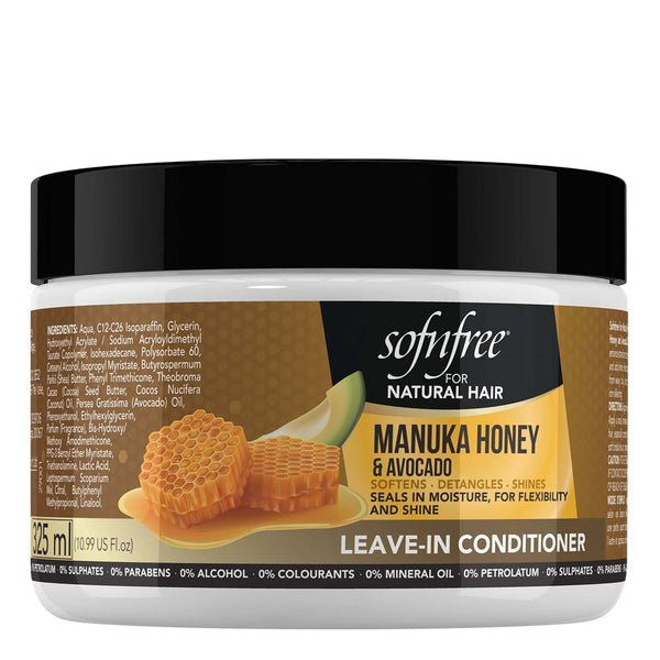SOFN'FREE Manuka Honey & Avocado Leave In conditioner (11oz)