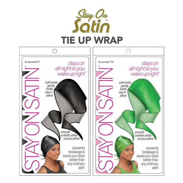 STAY ON SATIN Tie Up Wrap