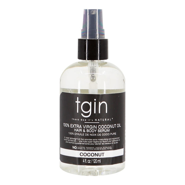 TGIN 100% EXTRA VIRGIN COCONUT OIL Hair & Body Serum (4oz)