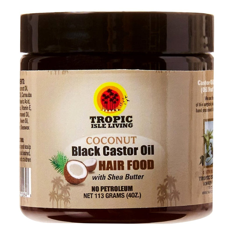 TROPIC ISLE LIVING Jamaican Black Castor Oil Hair Food [Coconut] (4oz)
