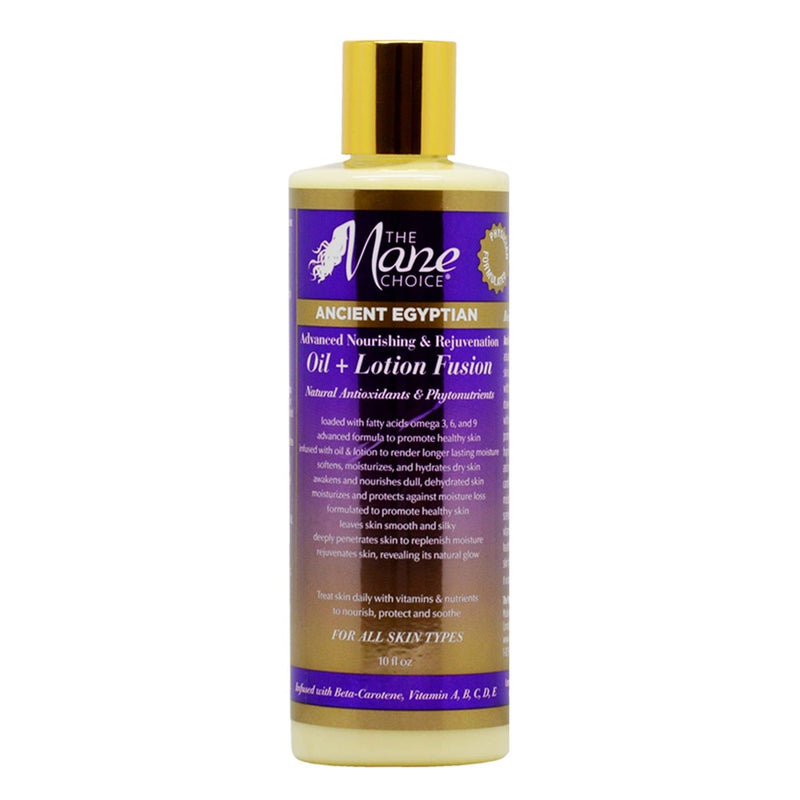 THE MANE CHOICE Ancient Egyptian Nourishing & Rejuvenation Body Oil & Lotion (10oz) -Discontinued