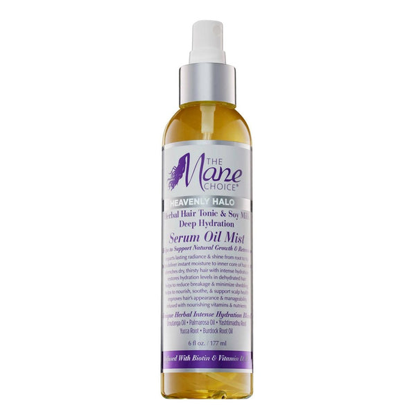 THE MANE CHOICE Heavenly Halo Herbal Hair Tonic & Soy Milk Deep Hydration Serum Oil Mist (6oz)