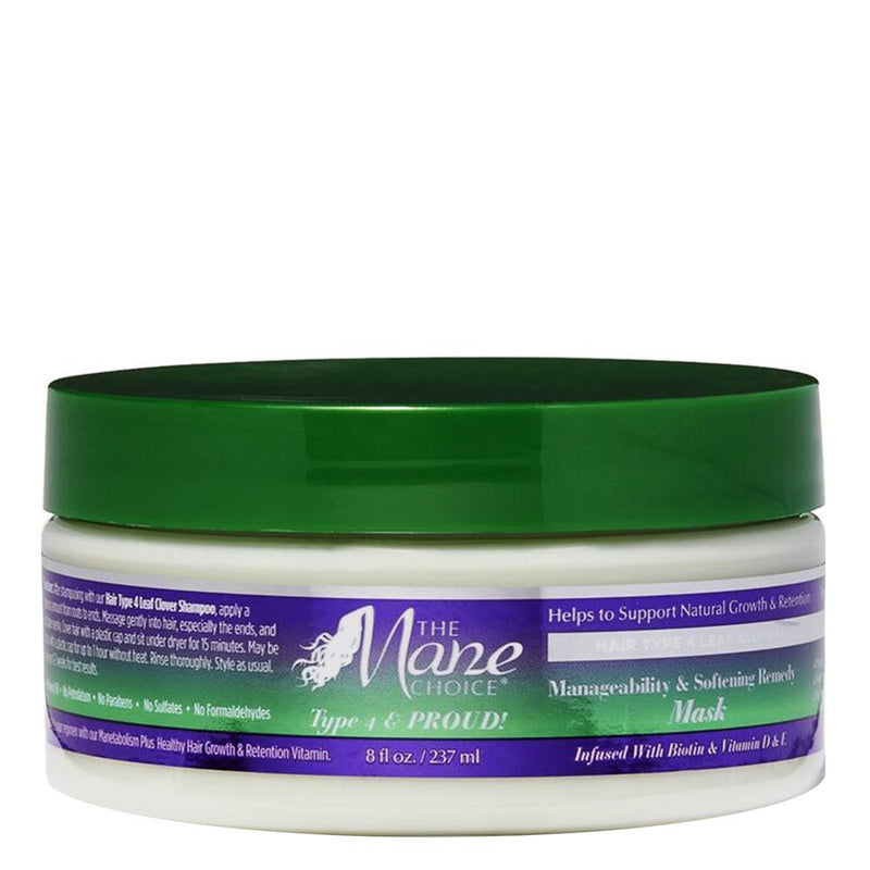 THE MANE CHOICE 4 Leaf Clover Manageability & Softening Remedy Hair Mask (8oz) Discontinued