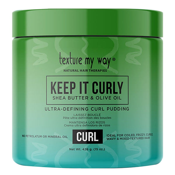 TEXTURE MY WAY Keep It Curly Ultra-Defining Curl Pudding (15oz)