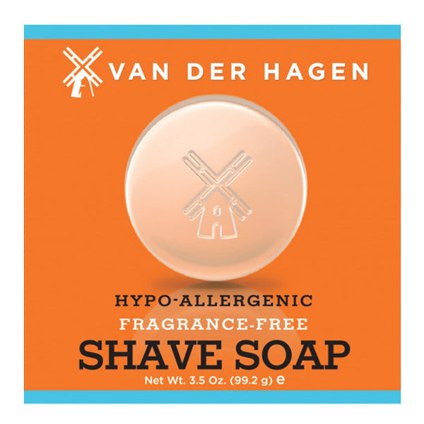 VAN DER HAGEN Unscented Shave Soap (3.5oz)