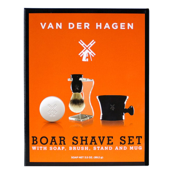 VAN DER HAGEN Boar Shave Set