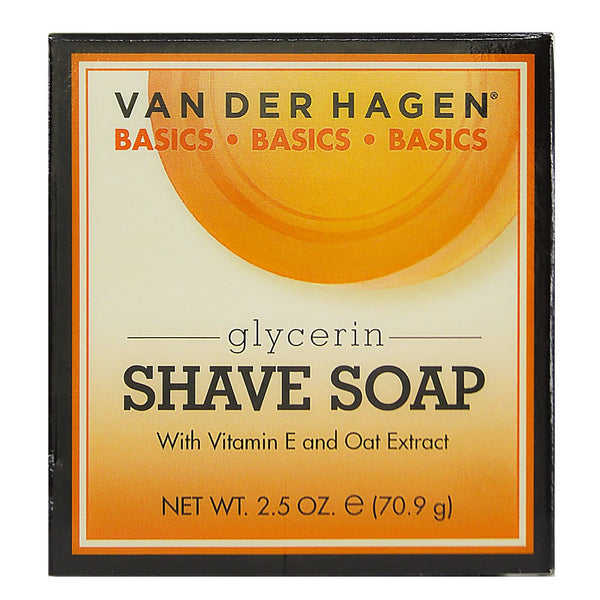 VAN DER HAGEN Basics Glycerin Shave Soap (2.5oz)