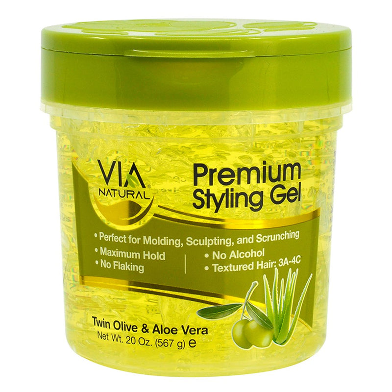 VIA NATURAL Premium Styling Gel [Olive & Aloe Vera]