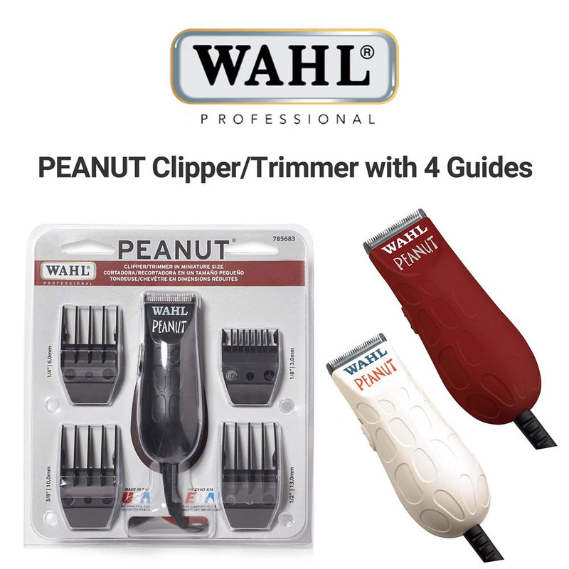 WAHL PEANUT Clipper/Trimmer with 4 Guides