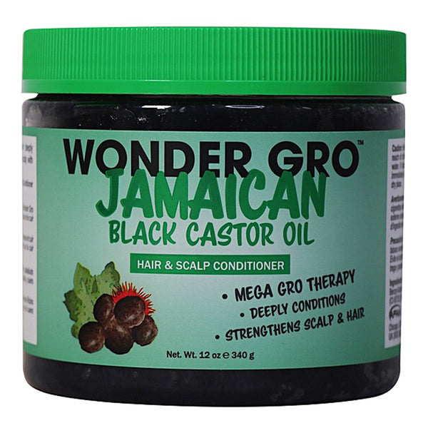 WONDER GRO Jamaican Black Castor Hair & Scalp Conditioner (12oz)
