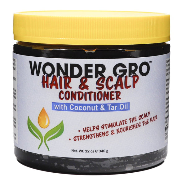 WONDER GRO Hair & Scalp Conditioner with Coconut & Tar Oil (12oz)