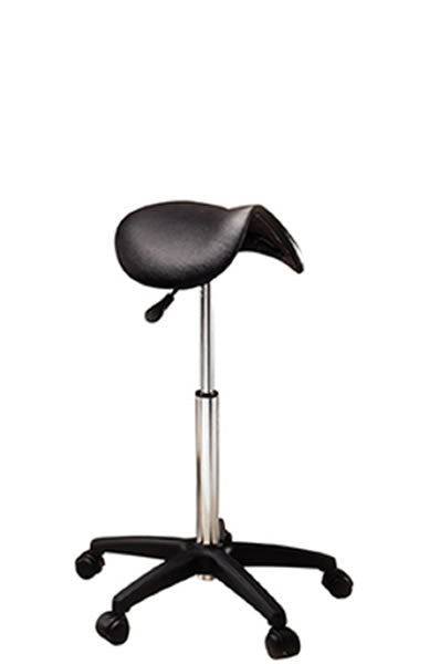 BABYLISS PRO Saddle Seat Stool [Adjustable height from 26.8 to 35.4 inch] #BES883UCC