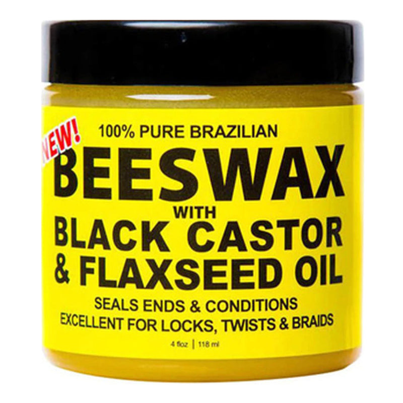 ECO Bees Wax [Black Castor & Flaxseed Oil] (4oz)