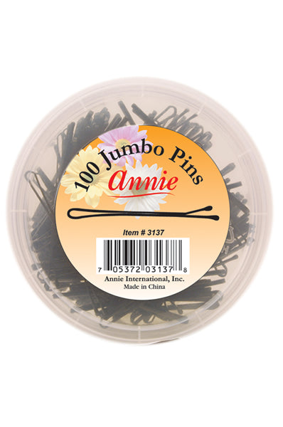 ANNIE Dis-Jumbo Pins - Black  2 3/4in (100pc) #3137 [pc]
