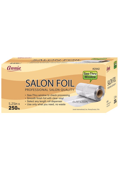 ANNIE Aluminum Salon Foil 5.25in x 250ft #2942 [pk]